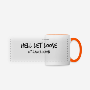 Krus [ hvid/orange ]